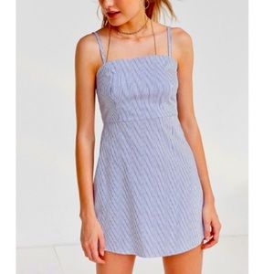 Kimchi Blue blue and white stripped dress